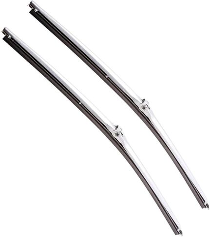 شفرة ممسحة الزجاج الأمامي لسيارة شيفروليه بيل إير، شيفيل، كورفيت، إمبالا 1968 1969 لكرايسلر 300 1957 1958 1959 1960 1961 1962 1963 1964 1965 1966 1967 1968 1969 2 قطعة in Kuwait