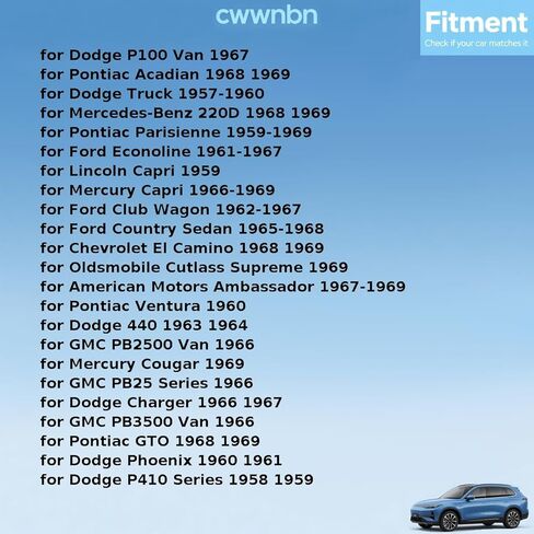 شفرة ممسحة الزجاج الأمامي لسيارة شيفروليه بيل إير، شيفيل، كورفيت، إمبالا 1968 1969 لكرايسلر 300 1957 1958 1959 1960 1961 1962 1963 1964 1965 1966 1967 1968 1969 2 قطعة in Kuwait