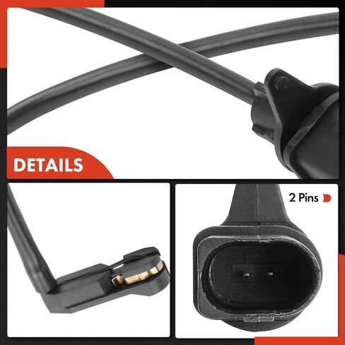 A-Premium Front Driver and Passenger Brake Pad Wear Sensor Compatible with Audi A4 2017-2018, A4 Quattro 2017-2018, A4 allroad 2017-2018, Q5 2018, S4 2018, S5 2018, SQ5 2018, 2-PC Set in Saudi Arabia
