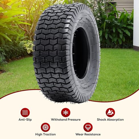 قطعتان من الإطارات مقاس 16 × 6.50-8 وأنابيب داخلية مقاس 16 × 6.50-8 للمركبات ذات الأربع عجلات ATV، والعشب الرباعي، والجزازة، وعربات اليد، وعربة التسوق، ومنفاخ الثلج، والجرارات، والشاحنات اليدوية، والعربات، وإطارات الدراجات الصغيرة (P-095) in Kuwait