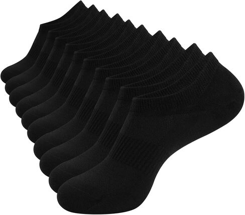 Mens No Show Socks Low Cut Ankle Short Casual Cotton Socks with Non Slip Grips 6-10/9-12 in Saudi Arabia
