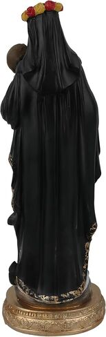 Cannan Saint Rosa of Lima 12" Patron Saint of Embroidery, Gardening and Flower Growing Resin Religious Figure Santa Rosa De Lima in Kuwait