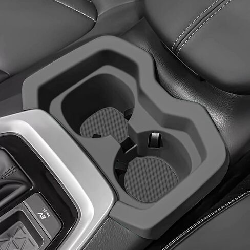 Temmis Center Console Silicone Cup Holder Kit for Toyota RAV4 / RAV-4 2020-2025, Insert Center Consel Electrostatic adsorption Cover for Toyota RAV4 / RAV-4-Black in Kuwait