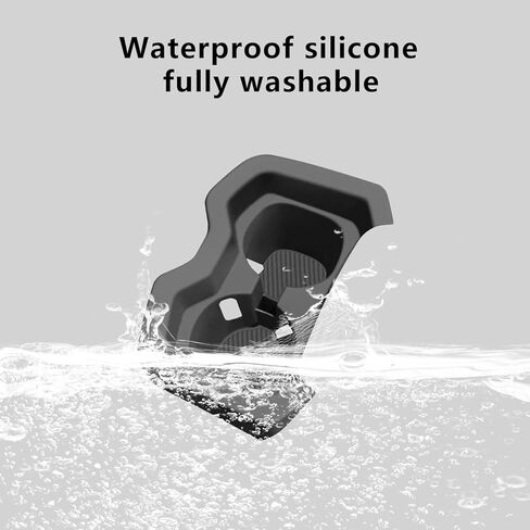 Temmis Center Console Silicone Cup Holder Kit for Toyota RAV4 / RAV-4 2020-2025, Insert Center Consel Electrostatic adsorption Cover for Toyota RAV4 / RAV-4-Black in Kuwait