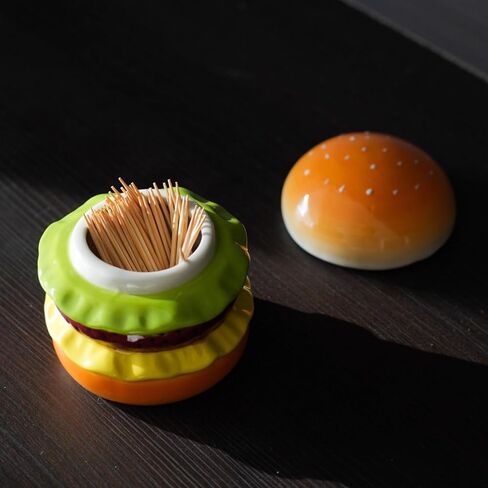 حامل مسواك الفطر مع غطاء، موزع أعواد الأسنان السيراميكية، حامل لطيف لأدوات المطبخ المضحكة، هدايا مطبخ فريدة من نوعها، حامل كرات قطنية، حامل خيط تنظيف الأسنان هدايا عملية in Kuwait