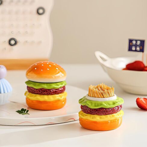 حامل مسواك الفطر مع غطاء، موزع أعواد الأسنان السيراميكية، حامل لطيف لأدوات المطبخ المضحكة، هدايا مطبخ فريدة من نوعها، حامل كرات قطنية، حامل خيط تنظيف الأسنان هدايا عملية in Kuwait