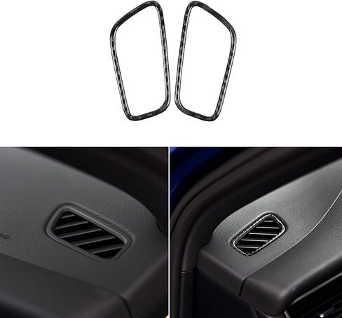 Real Premium Carbon Fiber Car Center Console Gear Shifter Electronic Handbrake Panel Cover Trim Soft Sticker Set Compatible with Porsche Macan 2014-2021 Auto Interior Accessories Black in Saudi Arabia