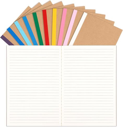 LABUK 60 Pack Notebooks Bulk, A5 Lined Journaling Notebooks Bulk, Rainbow Composition Journals, 15 Colors 60 Pages for School Office in Kuwait
