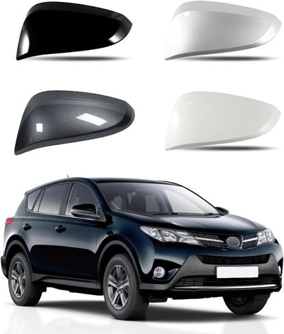 Mirror Cover Replacement car Rearview Mirror Cap Cover For Toyota 4Runner 2014-2023/RAV4 2013-2015/RAV4 HV 2016 (Gray, Right) in Kuwait