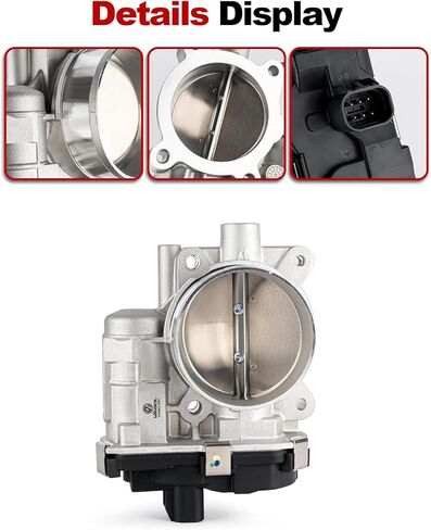 مجموعة جسم الخانق الإلكترونية متوافقة مع Chevy Express 1500 08-14، Silverado 1500 07-13، Malibu 08-12، GMC Savana 1500 08-14، Sierra 1500 07-13، Pontiac G6 G8 3.6L 4.3L Repalce TB1021 in Saudi Arabia