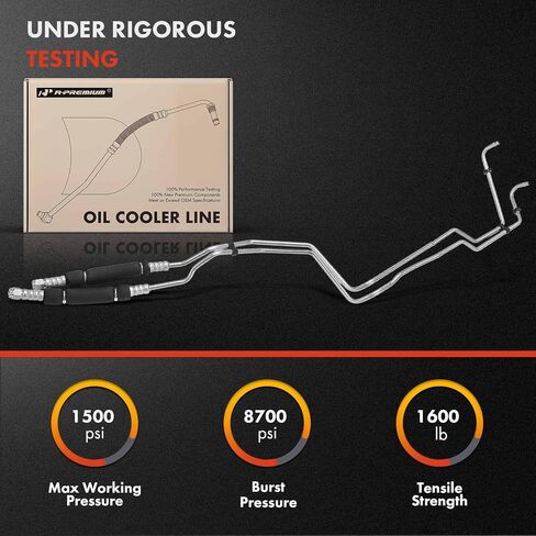 مجموعة خرطوم تبريد زيت المحرك A-Premium متوافقة مع Ram 1500 2013-2018، 1500 Classic 2019-2021، 5.7 لتر in Saudi Arabia