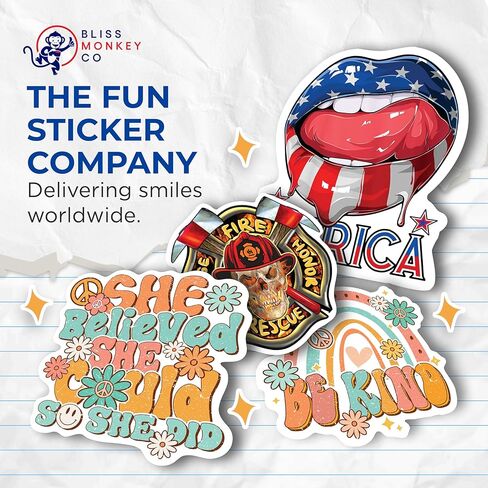 (2 Pack) Funny Chicken Stickers - F-CAW-F Gag - Quirky Stickers- 5" On Longest Side - Sticks to Smooth Flat Surfaces - Made in USA - BMCS16437 in Kuwait