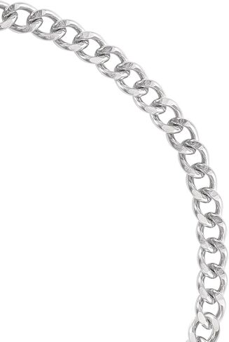 Lucky Brand Mens Jewelry Set with Curb Chain Necklace 22" and Bracelet 8.5", 304 4MM Stainless Steel in Saudi Arabia