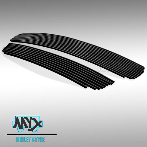 Front Grille Compatible with 2015-2018 Dodge Charger/19 Charger SXT W/O Adap Ctrl Black Billet Grill Main Upper Lower Bumper Grill Combo in Kuwait