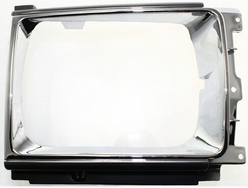 Front Right Passenger & Left Driver Side Grille Head Lamp Door Set of 2 Replacement for 1987-1989 Toyota 4Runner 4wd Models Silver Chrome and Black TO2512107 TO2513109 5313289113 5313189114 in Saudi Arabia