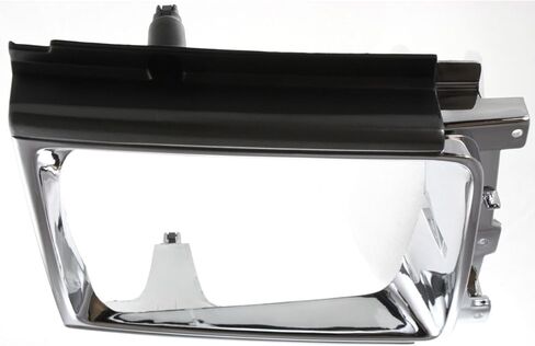 Front Right Passenger & Left Driver Side Grille Head Lamp Door Set of 2 Replacement for 1987-1989 Toyota 4Runner 4wd Models Silver Chrome and Black TO2512107 TO2513109 5313289113 5313189114 in Saudi Arabia