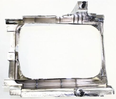 Front Right Passenger & Left Driver Side Grille Head Lamp Door Set of 2 Replacement for 1987-1989 Toyota 4Runner 4wd Models Silver Chrome and Black TO2512107 TO2513109 5313289113 5313189114 in Saudi Arabia
