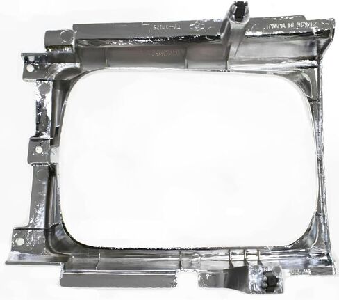 Front Right Passenger & Left Driver Side Grille Head Lamp Door Set of 2 Replacement for 1987-1989 Toyota 4Runner 4wd Models Silver Chrome and Black TO2512107 TO2513109 5313289113 5313189114 in Saudi Arabia