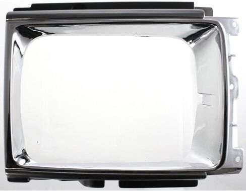 Front Right Passenger & Left Driver Side Grille Head Lamp Door Set of 2 Replacement for 1987-1989 Toyota 4Runner 4wd Models Silver Chrome and Black TO2512107 TO2513109 5313289113 5313189114 in Saudi Arabia