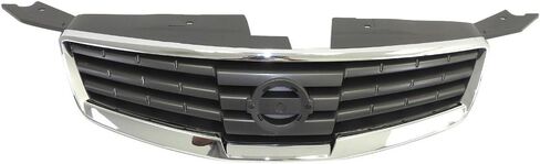 2007-2008 متوافق مع شبكة الشبكة الأمامية لنيسان ماكسيما NI1200227 كروم فضي أسود in Kuwait