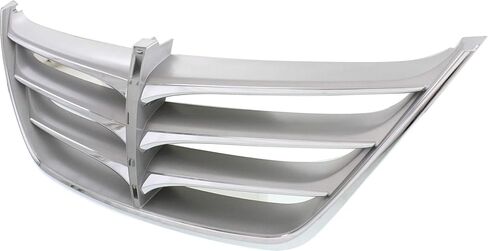 Garage-Pro Grille Assembly for HYUNDAI GENESIS 2009-2010 Chrome Silver Sedan From 6-16-2009 in Saudi Arabia