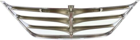 Garage-Pro Grille Assembly for HYUNDAI GENESIS 2009-2010 Chrome Silver Sedan From 6-16-2009 in Saudi Arabia
