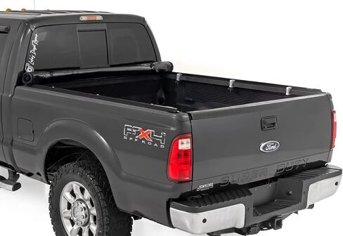 Rough Country Soft Roll Up Truck Bed Tonneau Cover for Ford F250/350 Super Duty (1999-2016) - Fits 6'10 (82") Bed, Weatherproof Bed Cover in Saudi Arabia