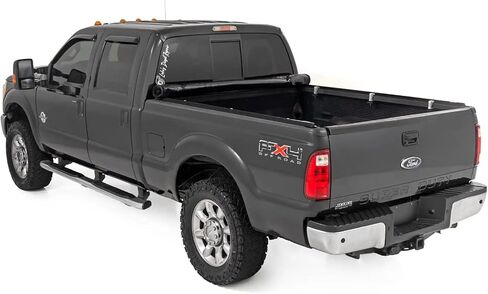 Rough Country Soft Roll Up Truck Bed Tonneau Cover for Ford F250/350 Super Duty (1999-2016) - Fits 6'10 (82") Bed, Weatherproof Bed Cover in Saudi Arabia