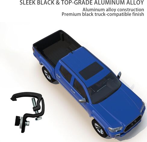 مجموعة من 6 مشابك لسرير الشاحنة لغطاء الشاحنة/الغطاء/غطاء العربة متوافق مع 2020 Jeep Gladiator & 2016 وأحدث نظام قضبان السرير Toyota Tacoma in Kuwait