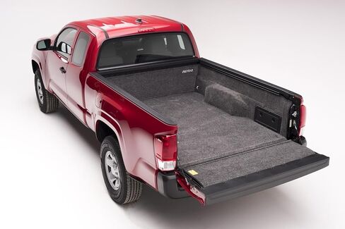 غطاء سرير لشاحنة BedRug وبساط مدمج للباب الخلفي | يناسب 2024-2026 Toyota Tacoma Double & Access Cab، سرير 6 أقدام | رمادي فحمي، BRY24SBK in Saudi Arabia