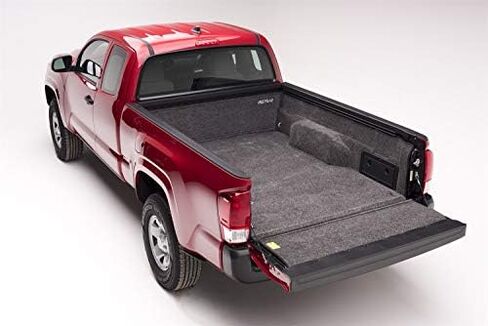 غطاء سرير لشاحنة BedRug وبساط مدمج للباب الخلفي | يناسب 2024-2026 Toyota Tacoma Double & Access Cab، سرير 6 أقدام | رمادي فحمي، BRY24SBK in Saudi Arabia