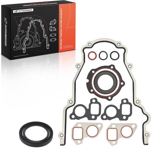 A-Premium Engine Timing Cover Gasket Set Compatible with Chevrolet Silverado 1500 2500 3500 HD Classic, Impala & GMC Sierra & Buick & Cadillac & Avanti & Hummer & Isuzu & Pontiac & Saab & Workhorse in Saudi Arabia