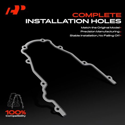 A-Premium Engine Timing Cover Gasket Set Compatible with Chevrolet Silverado 1500 2500 3500 HD Classic, Impala & GMC Sierra & Buick & Cadillac & Avanti & Hummer & Isuzu & Pontiac & Saab & Workhorse in Saudi Arabia