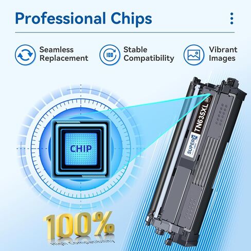 LEMERO SUPERX Compatible Toner Cartridge Replacement for Brother TN635XL TN635 Black High Yield Toner Cartridge Work with HL-L8430CDW HL-L8430CDWT HL-L8570CDW MFC-L8730CDW MFC-L8970CD Printer (2-Pack) in Kuwait