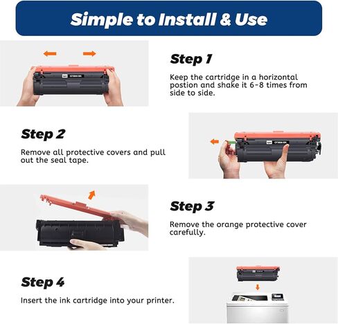 507A M551 Toner Cartridge 4 Pack - OEM Equipment Manufacturer for HP 507A CE400A CE401A CE402A CE403A 507X 507 CE400X fro HP LaserJet Enterprise 500 Color M551 MFP M575 MFP M570 Series in Kuwait