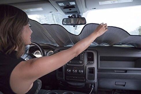 Sunshade for Dodge Ram Full Size Pickup 1994 1995 1996 1997 1998 1999 2000 2001 Custom Fit Windshield Heatshield Sun Shade in Kuwait