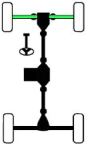 Monster XP Series Front CV Axles for Yamaha 28P-2510J-02-00 Left & Right Telescoping Built Tough 4340 Chromoly Steel Direct Fit Factory Length with 4" of Travel in Kuwait