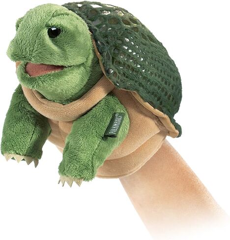 Folkmanis Little Turtle Hand Puppet, Green in Kuwait