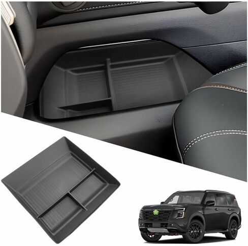 Ruiya 2025 2026 منظم وحدة التحكم Armada لعام 2026 Nissan Armada Accessories مسند الذراع ومنظم وحدة التحكم السفلية متوافق مع 2025 2026 Nissan Armada SV/SL/Platinum/Pro-4X/Platinum Reserve-2Packs in Saudi Arabia