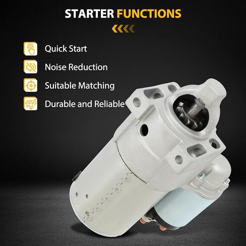 ASAPE 6744N SDR0291 Starter يناسب شبل كاديت للبلد الكبير 2006 لشبل كاديت للمتطوعين 2008-2015 لـ Kohler HP Starter Motor AM132702 MIA11473 12V 0.8KW CCW 10T PMDD in Saudi Arabia