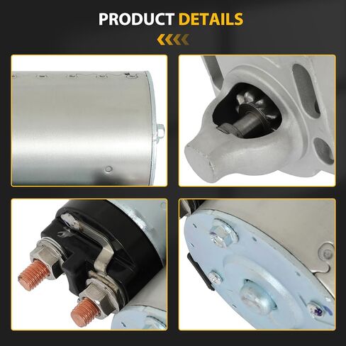 ASAPE 6744N SDR0291 Starter يناسب شبل كاديت للبلد الكبير 2006 لشبل كاديت للمتطوعين 2008-2015 لـ Kohler HP Starter Motor AM132702 MIA11473 12V 0.8KW CCW 10T PMDD in Saudi Arabia