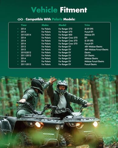 محور السيرة الذاتية الأيمن والأيسر من SCITOO لـ Polaris Ranger 400 Ranger 500 Ranger 570 Ranger 800 Ranger Crew 570 Ranger EV in Saudi Arabia