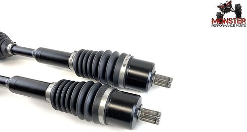 Monster XP Series Front CV Axles for Polaris 1333802 Left & Right Sportsman & Scrambler 850 1000 48" Telescoping Built Tough 4340 Chromoly Steel Direct Fit Factory Length with 4" of Travel in Kuwait