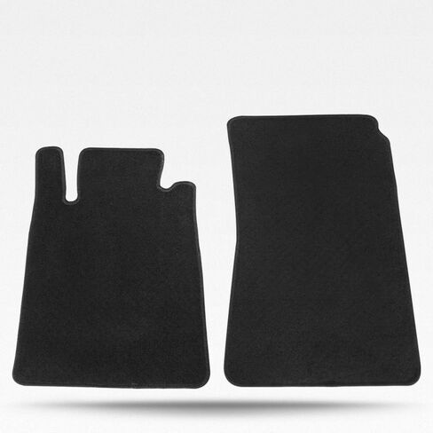 Car Floor Mat, Compatible with 2005-2010 Mercedes-Benz SLK Class, Nylon Black Floor Liner Carpet Set, 2PCS in Kuwait