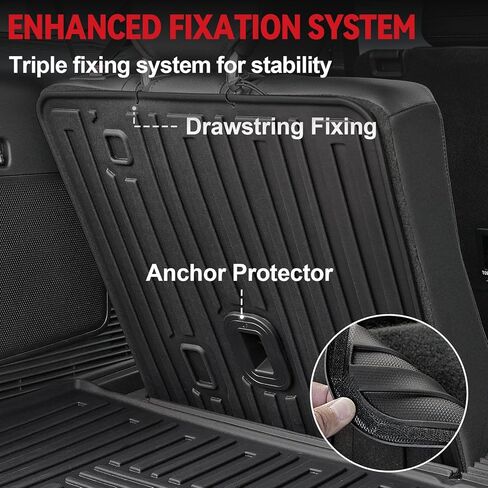 Floor Mats for 2025 2020-2024 Ford Explorer (6-seat), All Weather TPE Floor Mat Cargo Mat with Backrest Mats for Ford Explorer ST Car Accessories in Kuwait