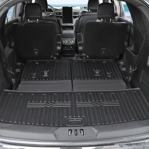 Floor Mats for 2025 2020-2024 Ford Explorer (6-seat), All Weather TPE Floor Mat Cargo Mat with Backrest Mats for Ford Explorer ST Car Accessories in Kuwait