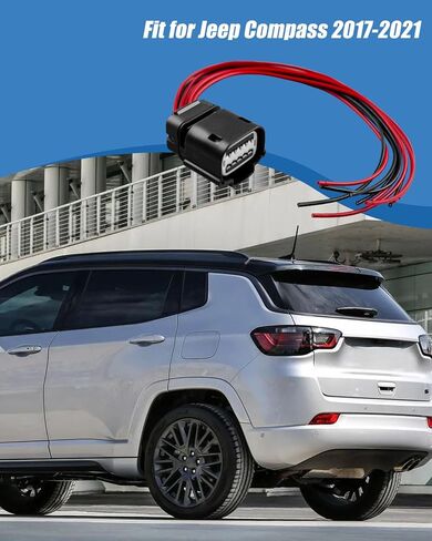 Headlights Pigtail Connector Wire Harness Compatible with Jeep Compass 2017-2021 Replace 55112706AF in Saudi Arabia
