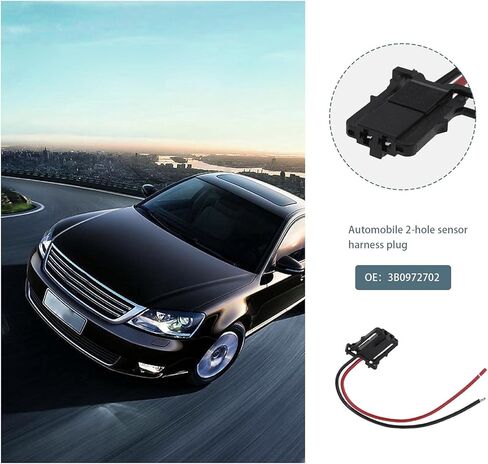 SING F LTD 2x 2 Pin Connector Plug متوافق مع VW متوافق مع Audi 3B0972702 1J0971972 سيارة LED باب تحذير ضوء سلك كابل تسخير ملحقات السيارة المكونات الكهربائية نول الأسلاك in Saudi Arabia