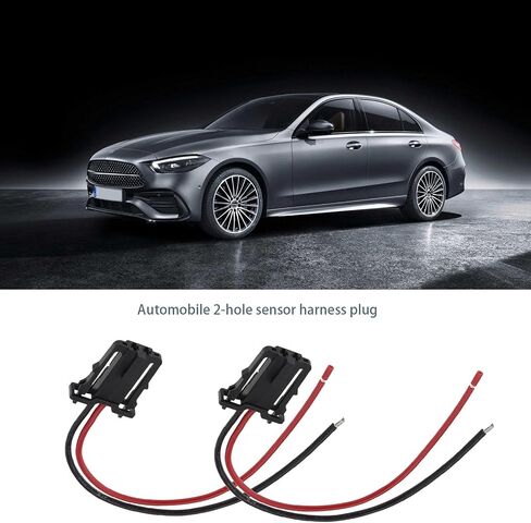 SING F LTD 2x 2 Pin Connector Plug متوافق مع VW متوافق مع Audi 3B0972702 1J0971972 سيارة LED باب تحذير ضوء سلك كابل تسخير ملحقات السيارة المكونات الكهربائية نول الأسلاك in Saudi Arabia