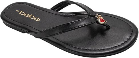 bebe Women’s Flat Sandals – Cute Summer Sandals for Women, Stylish Beach Shoes and Flats in Saudi Arabia